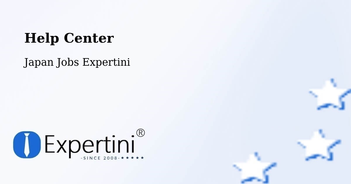 Help Center – Asaka Shi - Japan Jobs Expertini