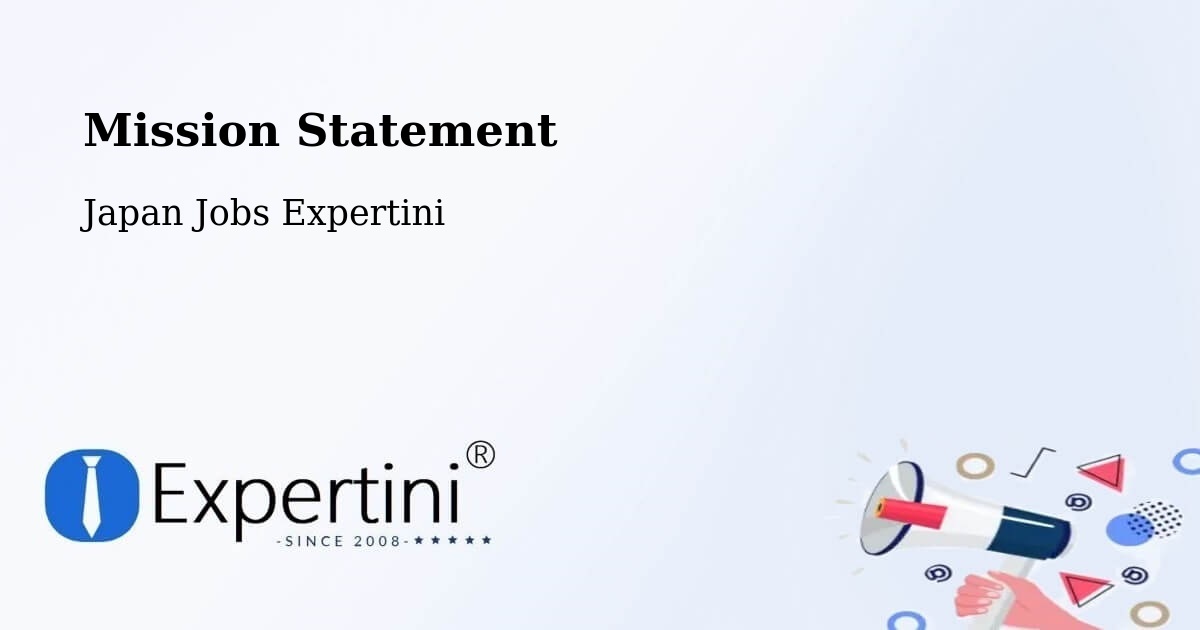 Corporate Mission – Asaka Shi - Japan Jobs Expertini